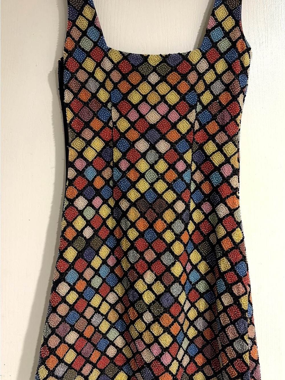 STAUD LE SABLE Beaded Mini Dress SMALL NWOT - Picture 2 of 6